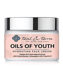 Teal & Terra Hydrating Face Cream with Argan Oil & Cocoa Butter - 50 ml