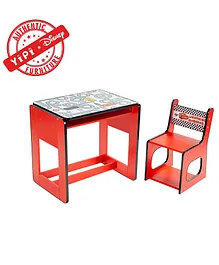 YiPi Cars Prime Kids Study Table with Chair - Red