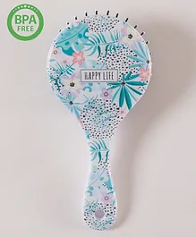 Pine Kids Free Size Abstract Print Hair Brush & Comb - Blue