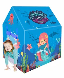Lattice Mermaid Kids Play Tent House - Blue