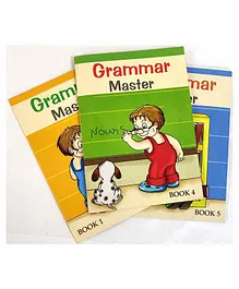 Grammar Master Series Book 1 , 4 & 5 Pack of 3 - English