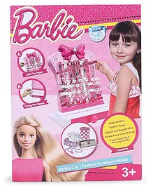 Barbie 2 In 1 Weaving Kit - Pink  