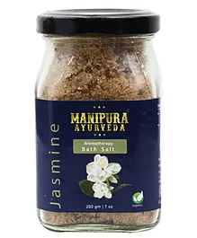 Manipura Ayurveda Jasmine Bath Salt - 200 gm 