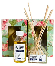 Manipura Ayurveda Aromatherapy Signature Reed Diffuser Set - 100 ml 