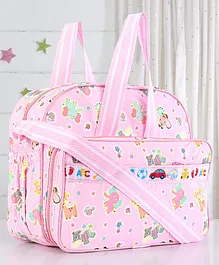 Diaper Bag Multi Print - Pink (Prints May Vary)