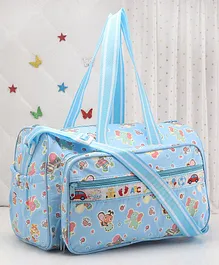 Diaper Bag Multiutility - Light Blue (Prints May Vary)
