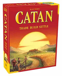 Sanjary 5th Edition Catan Board Game - Red
