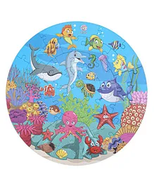 Ratnas Ocean Life Theme Jigsaw Puzzle Multicolour - 40 Pieces