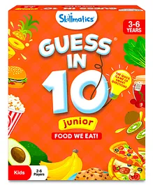 Skillmatics Guess in 10 Junior Food We Eat Card Game - 48 Pieces