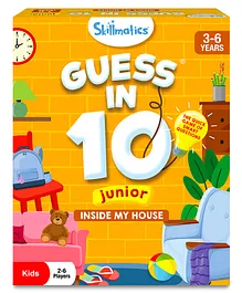 Skillmatics Guess in 10 Inside My House Board Game - 48 Pieces