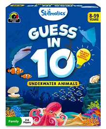 Skillmatics Card Game - Guess in 10 Underwater Animals Gifts for 8 Year Olds and Up Quick Game of Smart Questions Fun Family Game