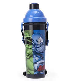 Marvel Avengers Sipper Bottle Black & Blue - 500 ml