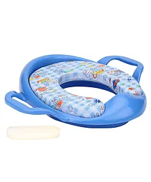 Zyamalox Cushioned Potty Trainer Seat with Support Handles (Colour & Print May Vary)