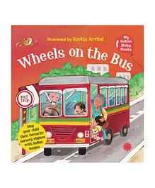Wheels On The Bus Picture Book - English