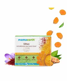 Mama Earth Ubtan Nourishing Bathing Soap Pack of 5 - 75 gm each