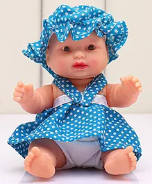 Speedage Nonie Junior Baby Doll Blue - Height 10 cm 