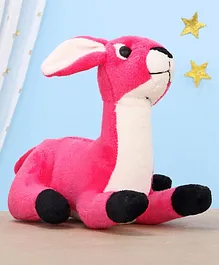 Funzoo Plush Deer Soft Toy Pink - Height 17 cm