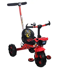 Mee Mee Easy to Ride Baby Tricycle With Push Handle - Red
