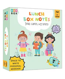Doxbox Lunch Box Notes Flashcards Multicolour - 25 Cards