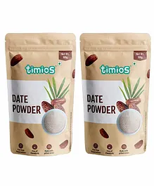 Timios Organic Date Powder Pack of 2  - 100 gm Each