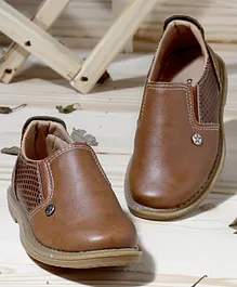 Cute Walk by Babyhug Formal Shoes -  Brown
