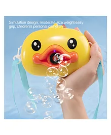 NEGOCIO Duck Bubble Camera Toy with Music and Light - Yellow
