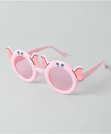 Babyhug Round Sunglasses Elephant Design - Pink
