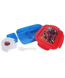 Marvel Spider Man Print Lunch Box - Blue