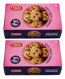 Qoot Tooty Fruity Cookies Pack of 2 - 200 gm Each