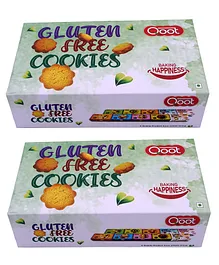 Qoot Gluten Free Cookies Pack of 2 - 200 gm Each