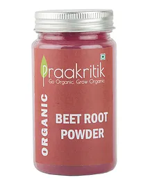 Praakritik Organic Beet Root Powder - 100 gm 