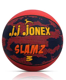 JJ Jonex Kids Slamz Basket Ball Size 3 Red - Diameter 56 cm