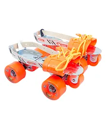 JJ Jonex Super Tenacity Brake Adjustable Quad Roller Skates - Orange