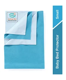 Buddsbuddy Active Dry Baby Waterproof Bed Protector Small  - Aqua Blue