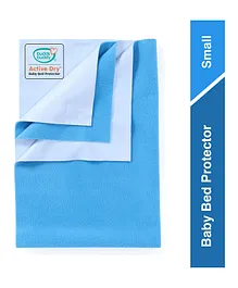 Buddsbuddy Active Dry Baby Waterproof Bed Protector Small  - Light Blue