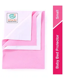 Buddsbuddy Active Dry Baby Waterproof Bed Protector Small  - Pink