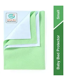 Buddsbuddy Active Dry Baby Waterproof Bed Protector Small  - Green