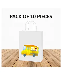 Untumble Bus Themed Party Decor Yellow Blue - Pack of 95 