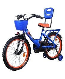 Cosmic Wink Bicycle with Backrest and Carrier Blue -  20 inches