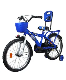 Cosmic Wink Bicycle with Backrest and Carrier Blue -  20 inches