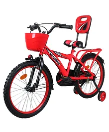 Cosmic Wink Bicycle with Backrest and Carrier Red -  20 inches