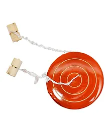 SmartCraft Wooden Button Spinner Toy (Color May Vary)