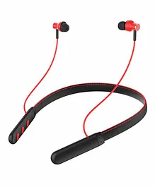 Inone Super Bass Bluetooth Earphone With Microphone - Black Red