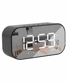 Inone Bluetooth Speaker with Alarm Clock & LED Display - Black