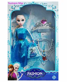 Yunicorn Max Charming Elsa Doll Blue  - Height 33 cm