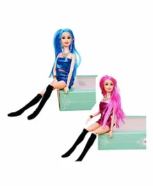 Yunicorn Max Articulated  Doll Pack Of 2 - Height 33 cm