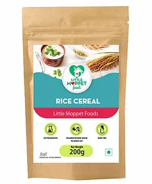 Little Moppet Baby Foods Organic Rice Cereal - 200g