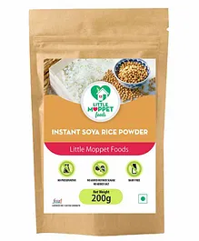 Little Moppet Baby Foods Instant Soya Rice Porridge Powder - 200g