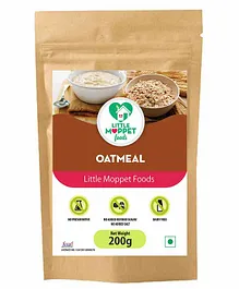 Little Moppet Baby Foods Organic Oatmeal - 200g