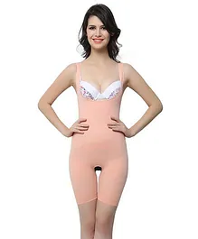 Clovia Body Shaping Suit - Peach